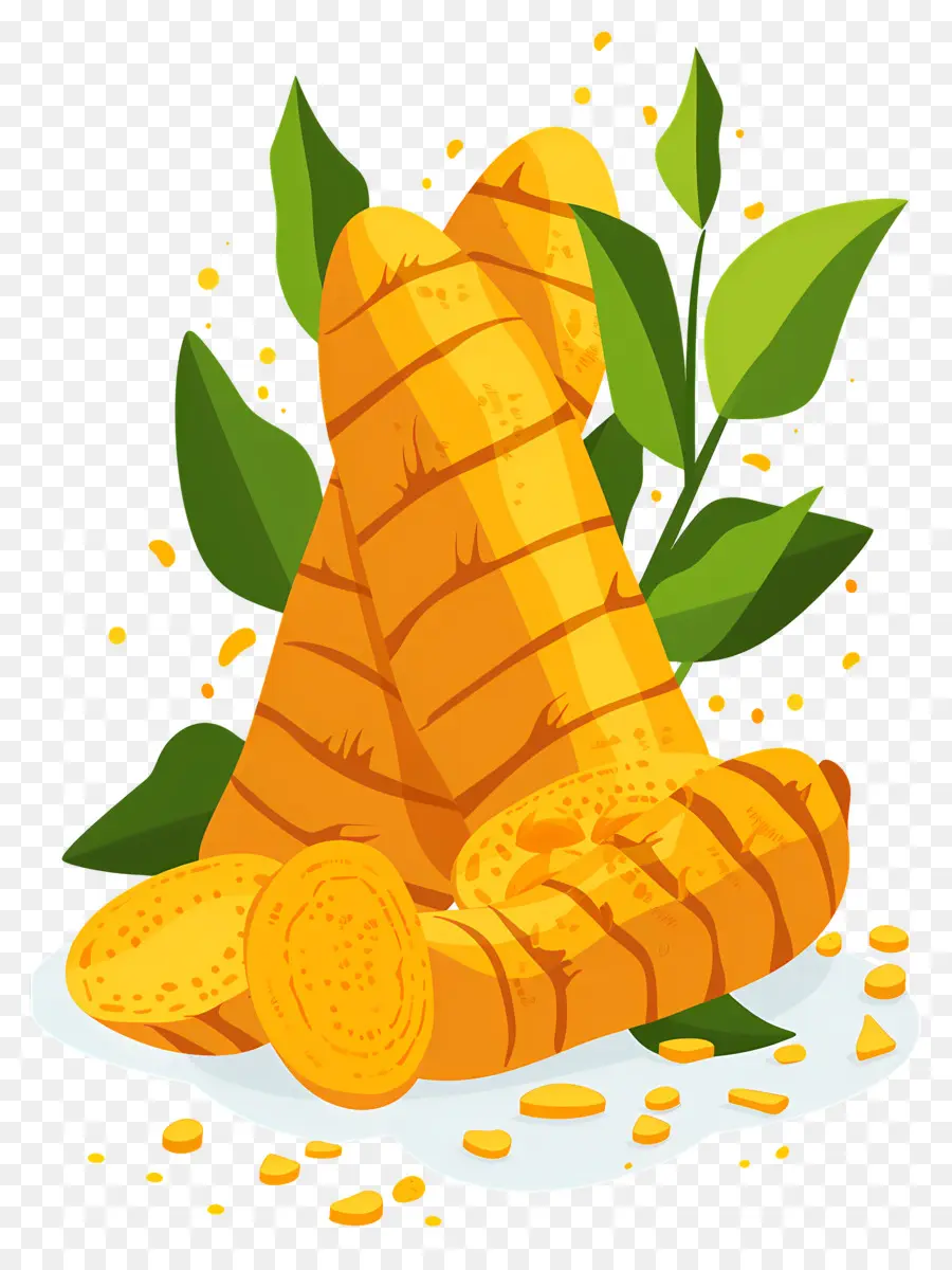 Curcuma，Racine PNG