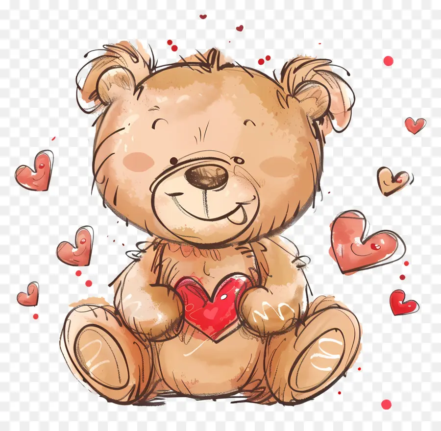 Nounours，Le Jour De Valentines PNG