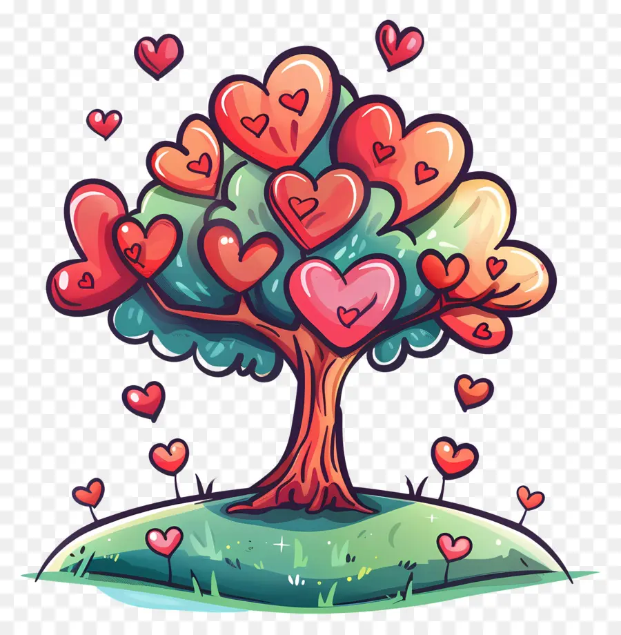 Arbre，Le Jour De Valentines PNG