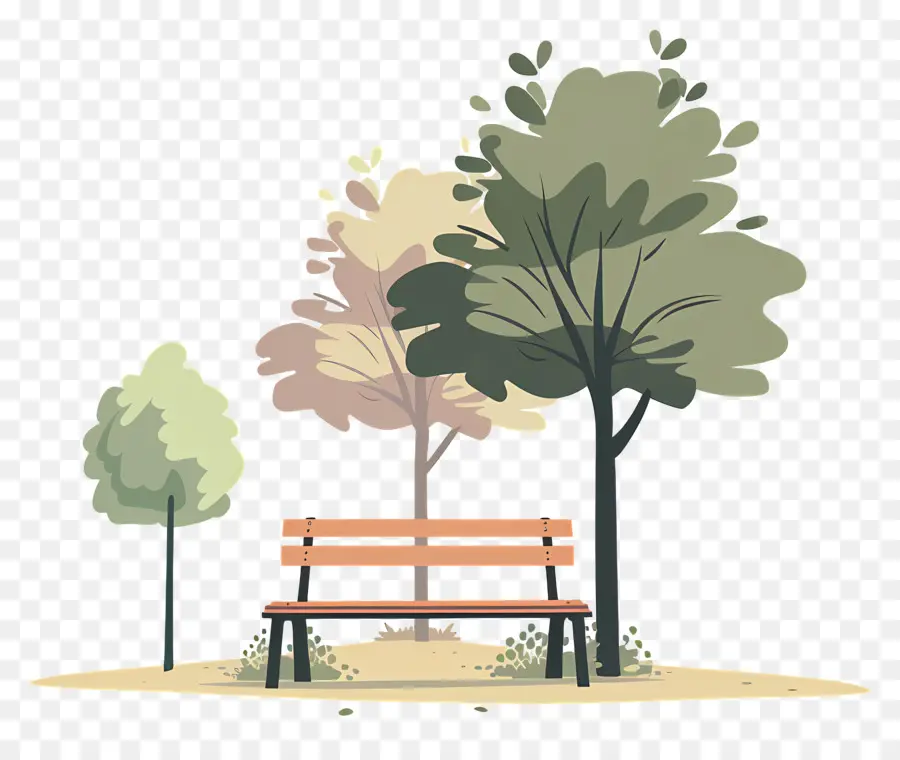 Banc De Parc，Banc En Bois PNG