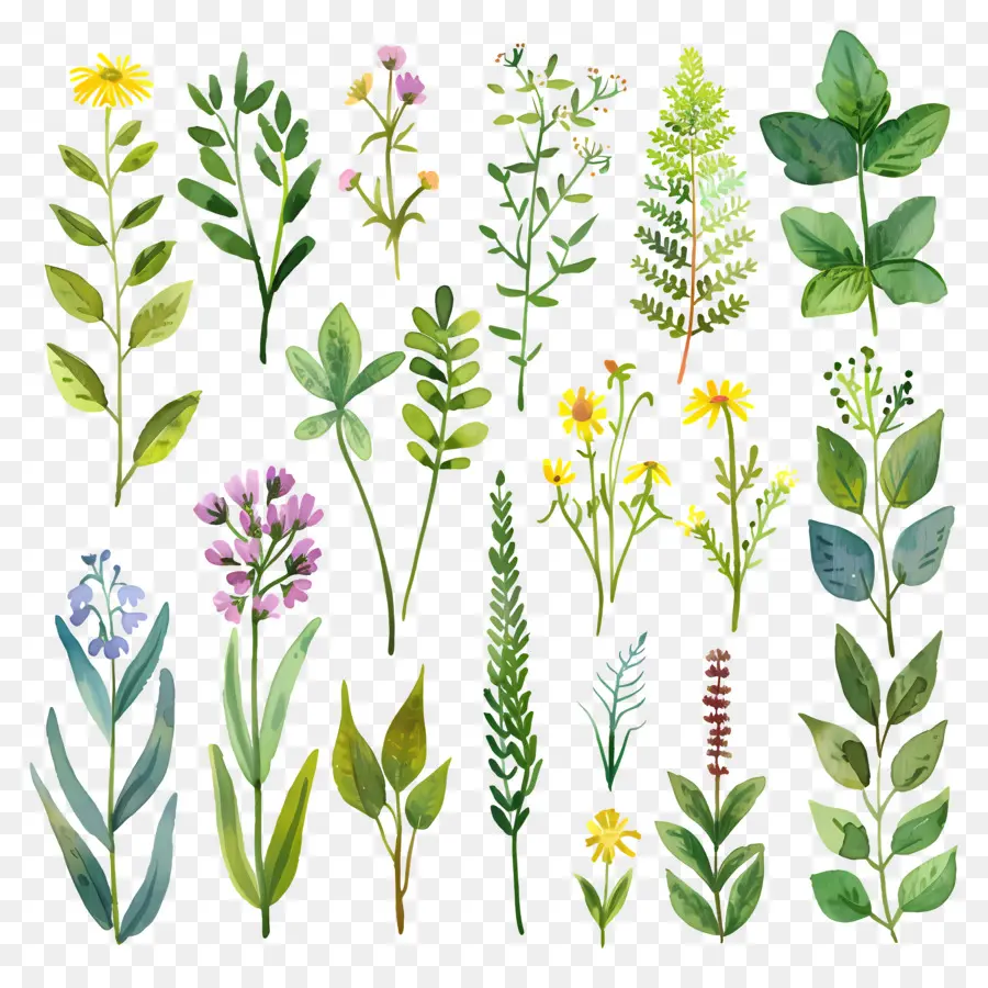 Herbes，Fleurs Sauvages PNG