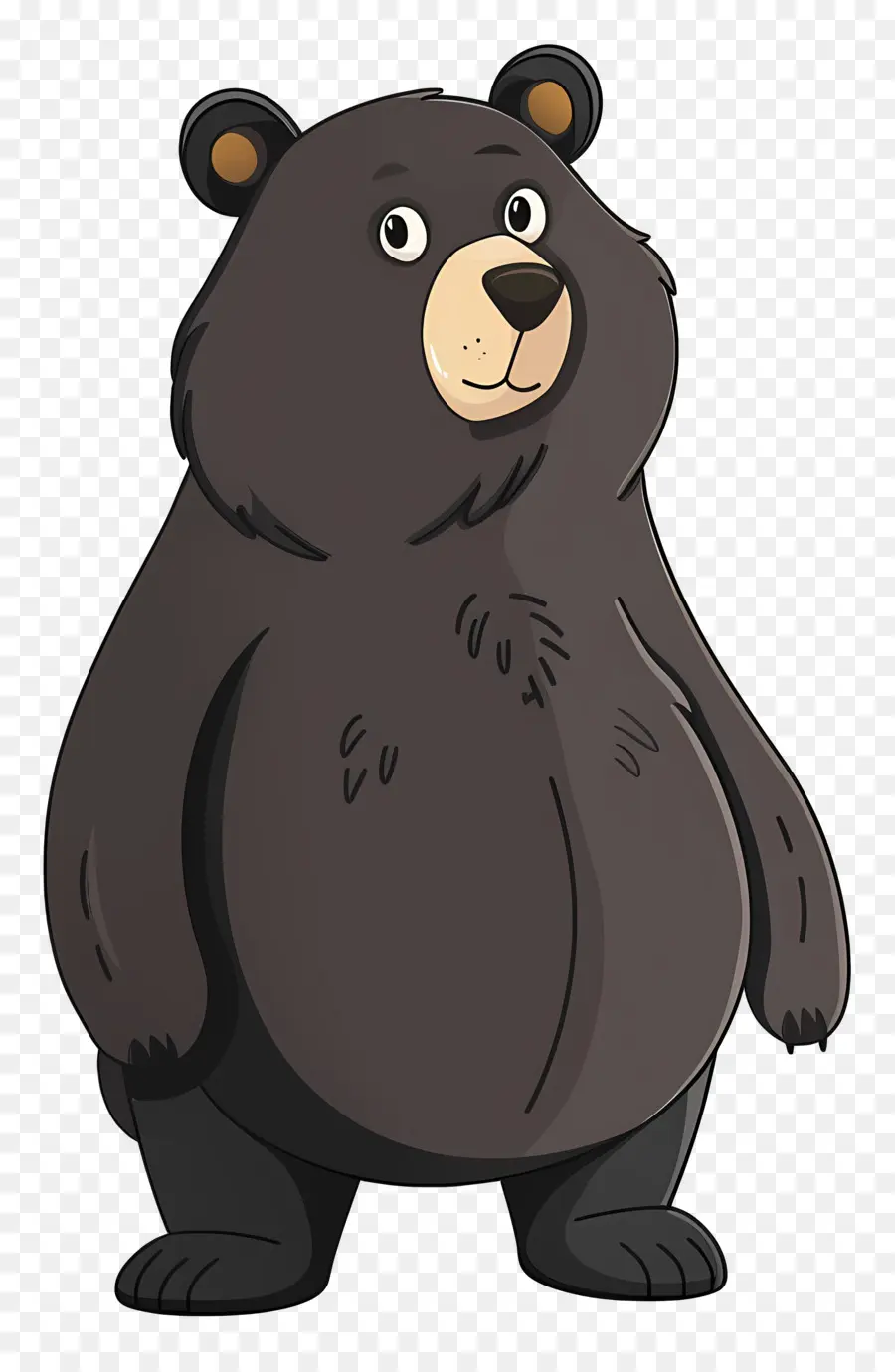 Ours De Bande Dessinée，L'ours Noir PNG