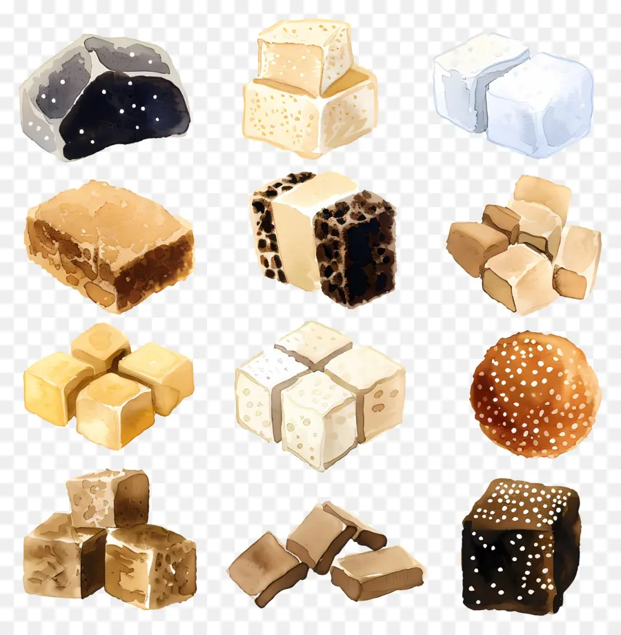 Sucre，Brownies PNG