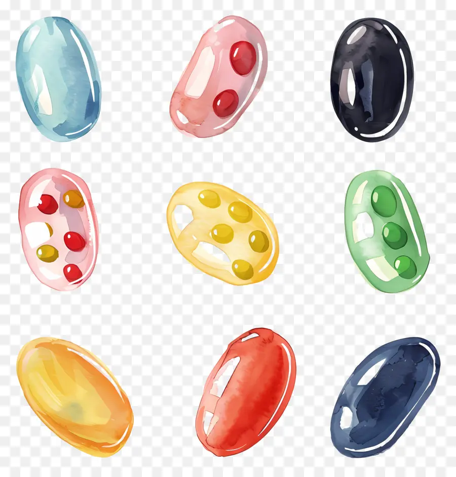 Les Fèves à La Gelée，Bonbons PNG