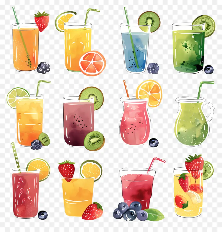 Smoothies，Smoothie Aux Fruits PNG