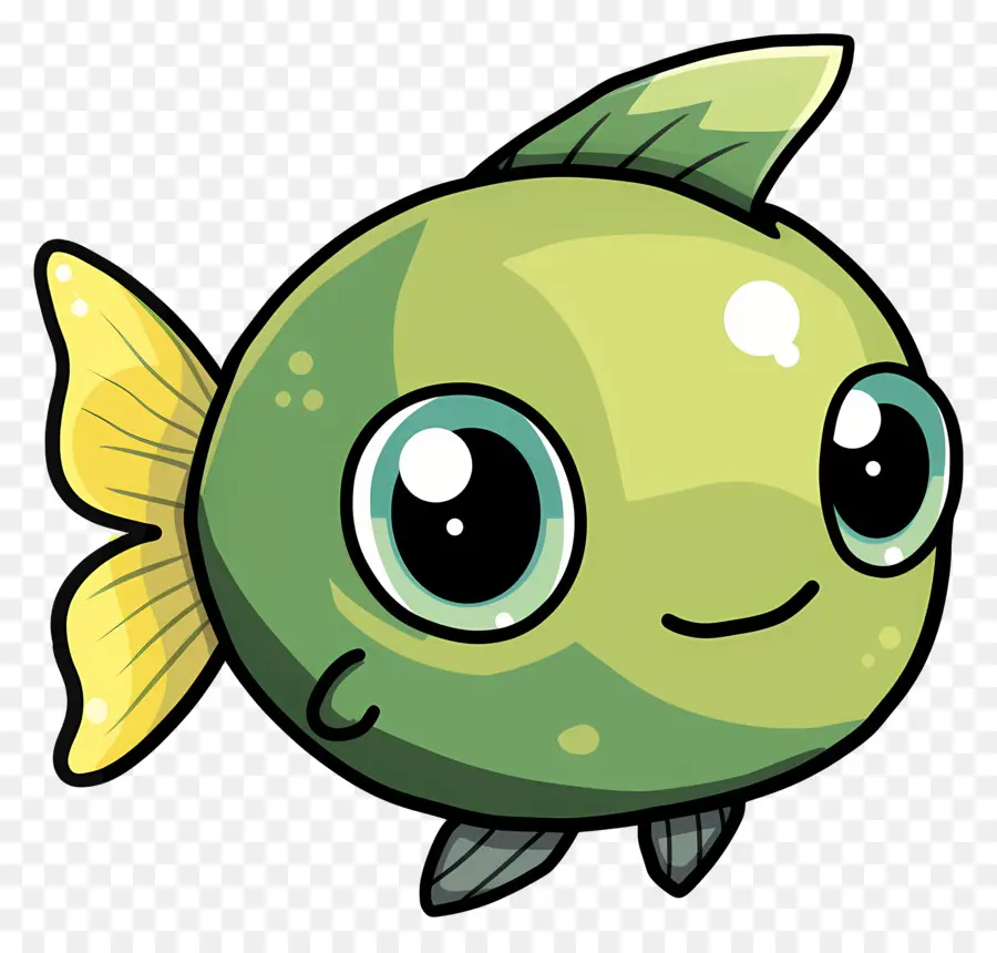 Mignon Poisson，Dessin Animé De Poissons PNG