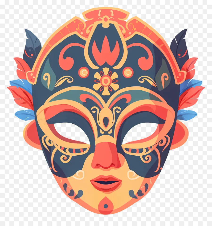 Masque De Venise，Masque Traditionnel PNG