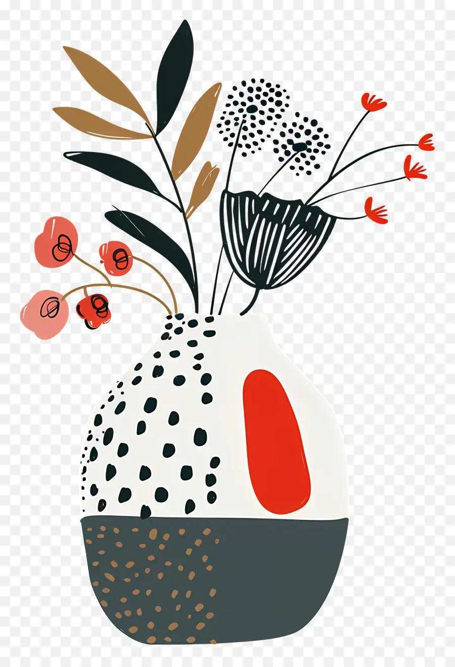 Vase Décoratif，Vase PNG