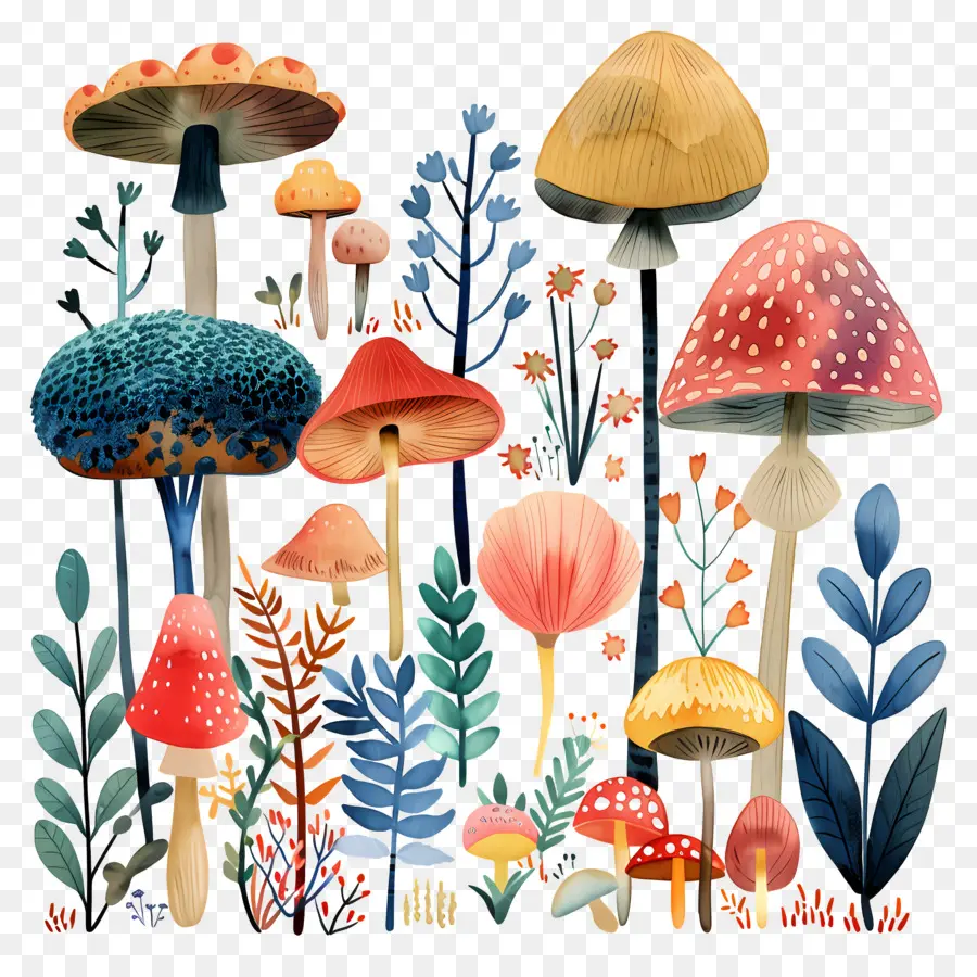 Plante，Champignons PNG