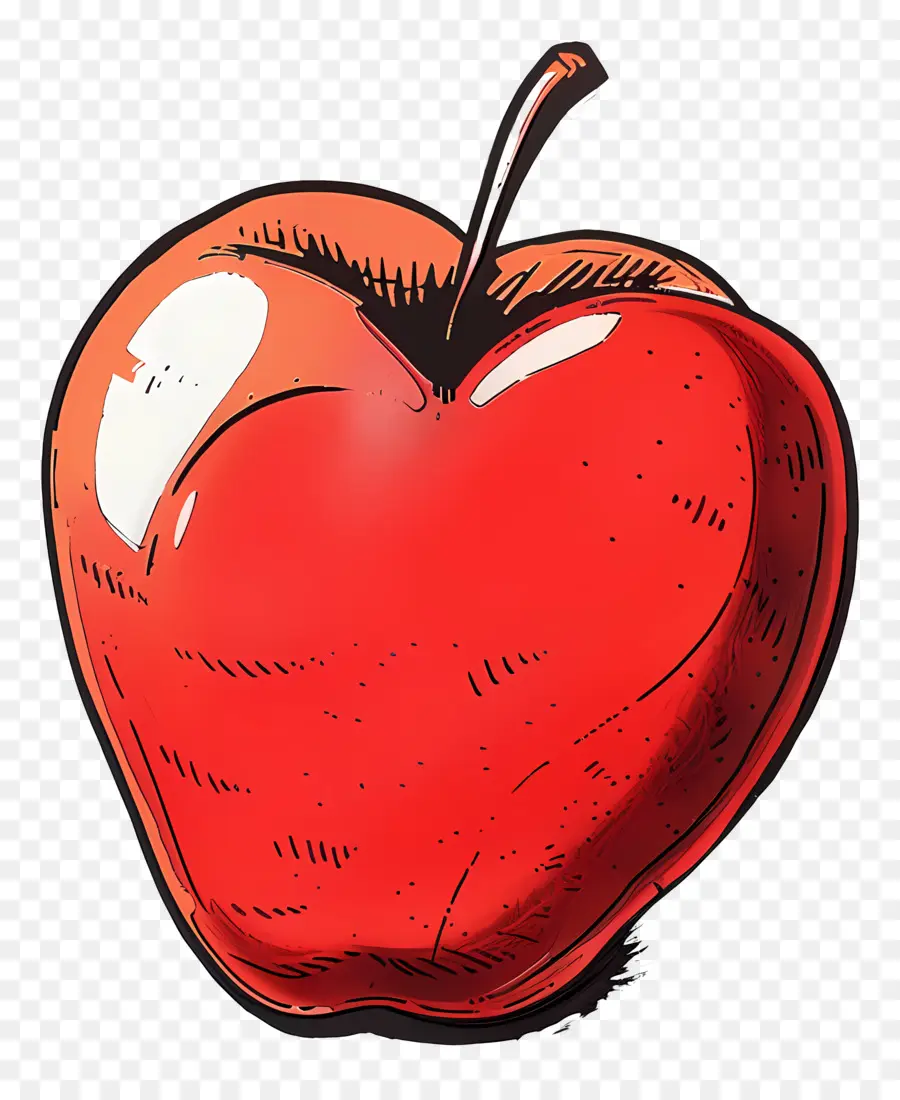 Dessin Animé Apple，Pomme PNG