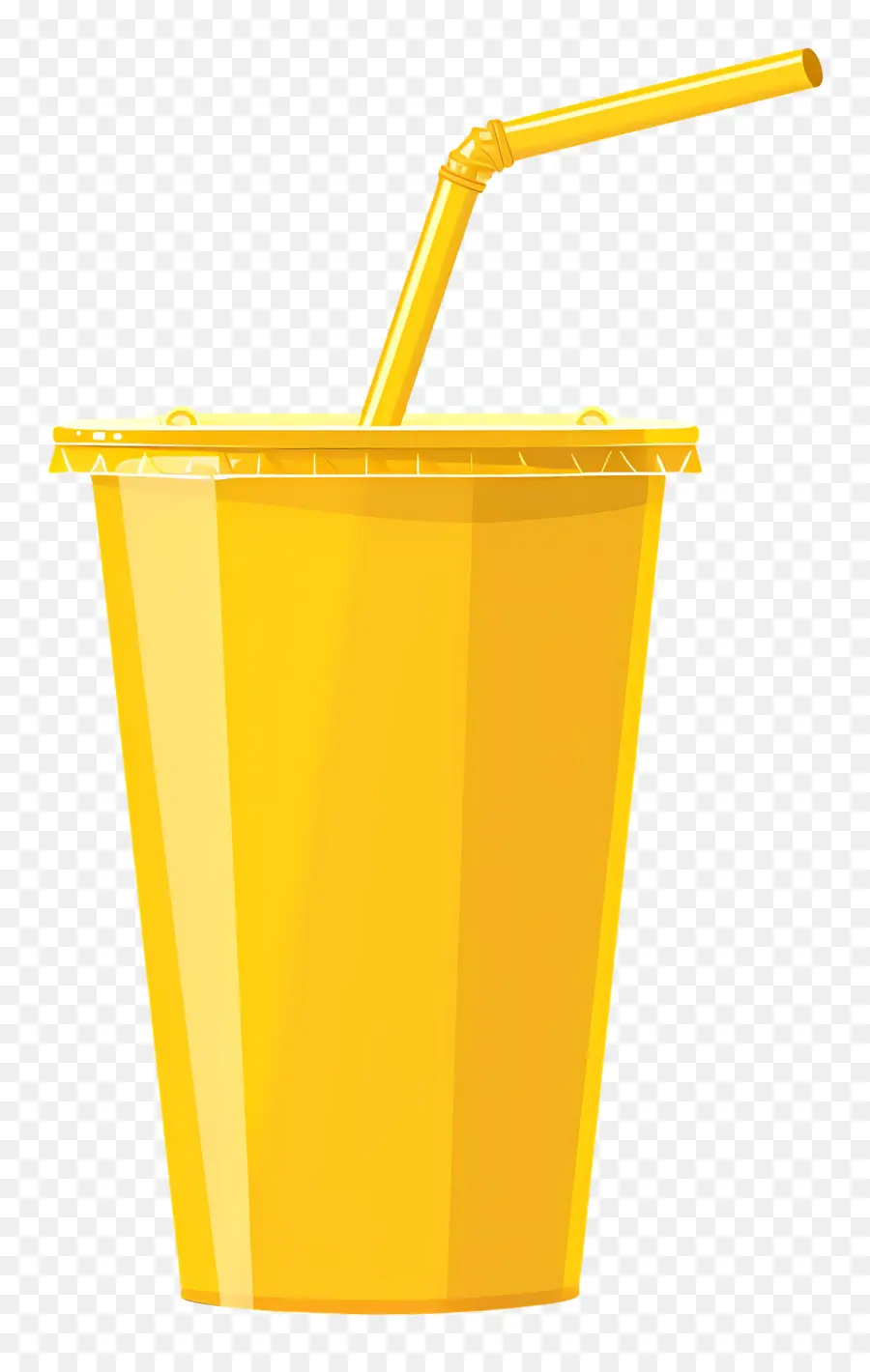 Tasse Jetable，Tasse En Plastique Jaune PNG