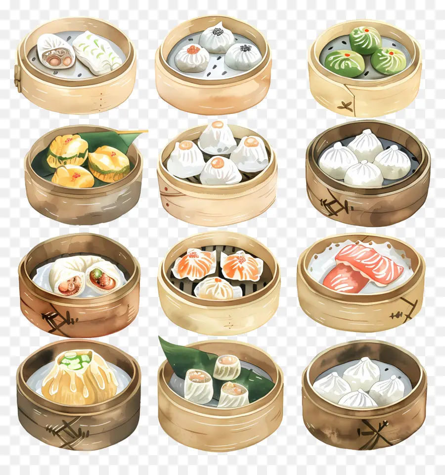 Dim Sum，La Cuisine Chinoise PNG