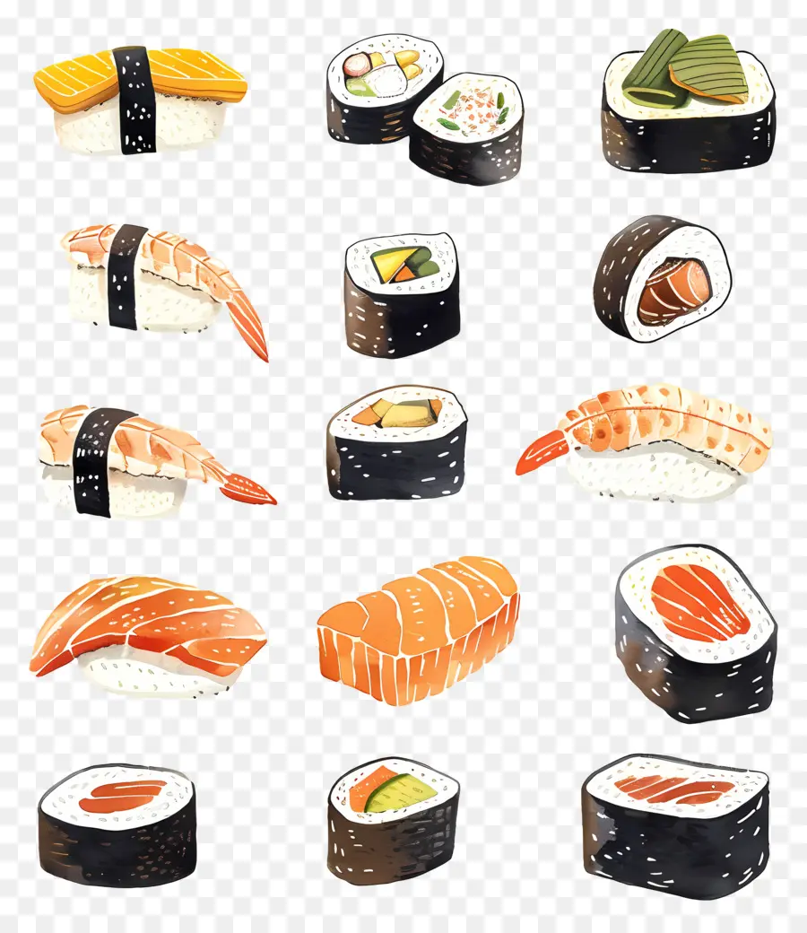 Sushi，Saumon PNG