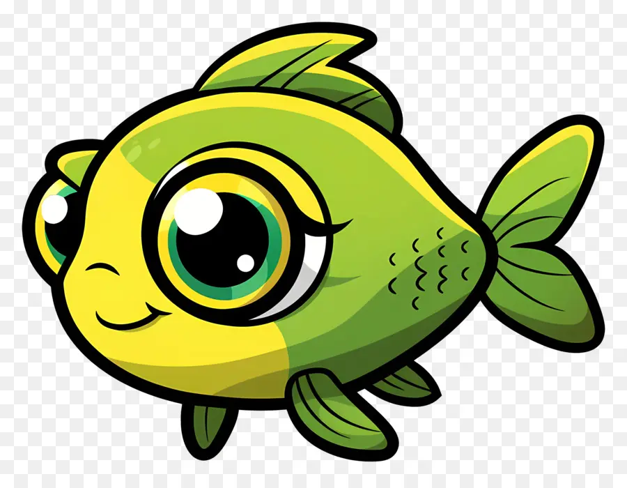 Mignon Poisson，Dessin Animé De Poissons PNG