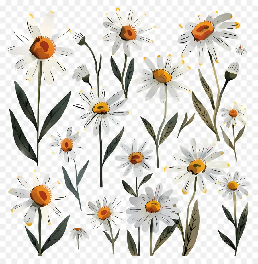 Fleur De Marguerite，Blanc Marguerites PNG