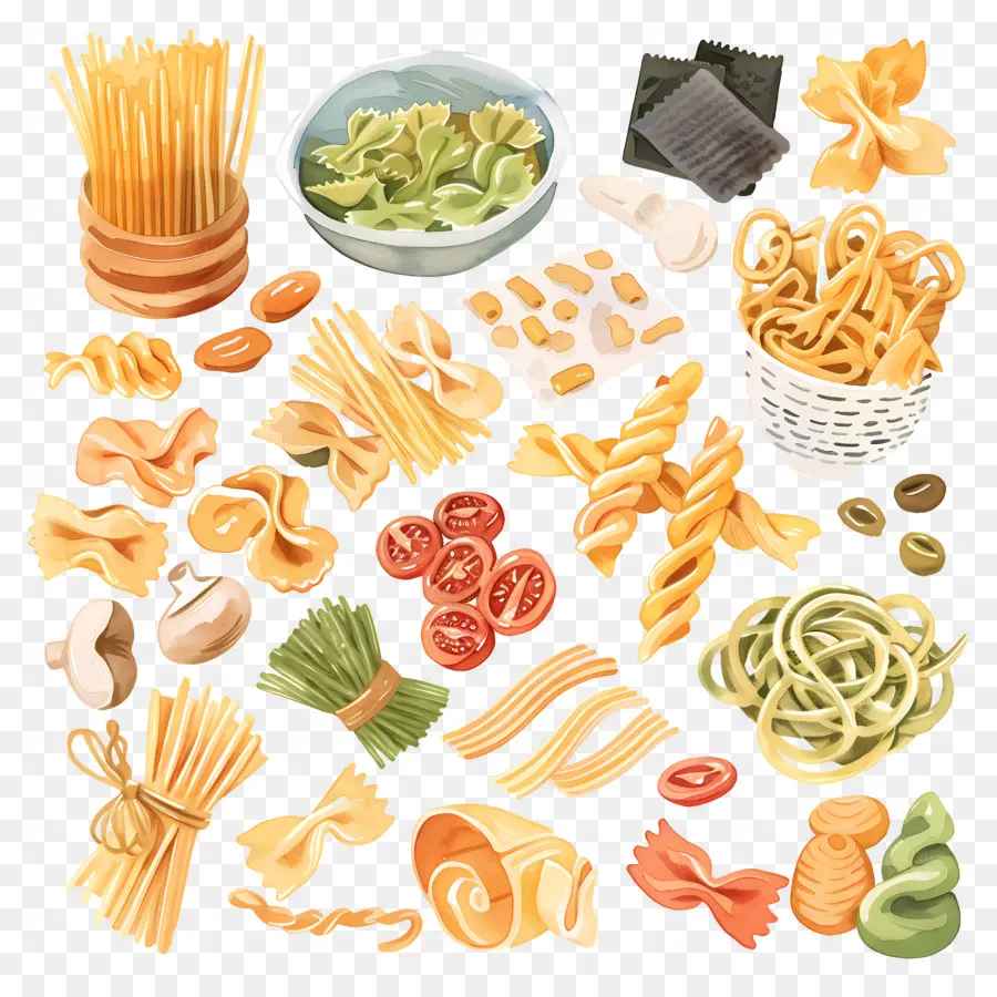 Les Pâtes，Spaghetti PNG