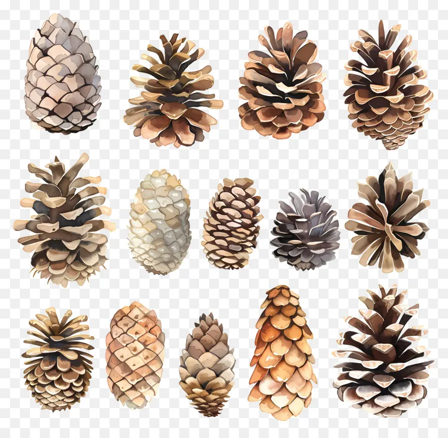 Pomme De Pin，Pinecones PNG