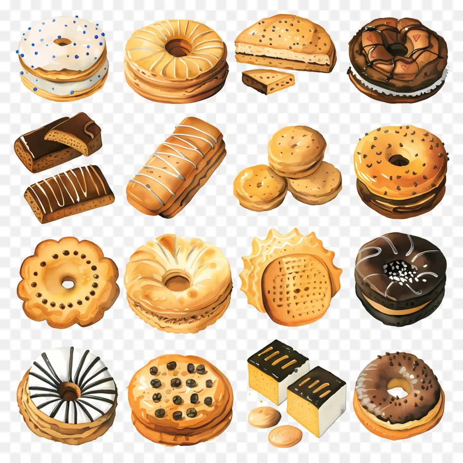 Biscuits，Beignets PNG