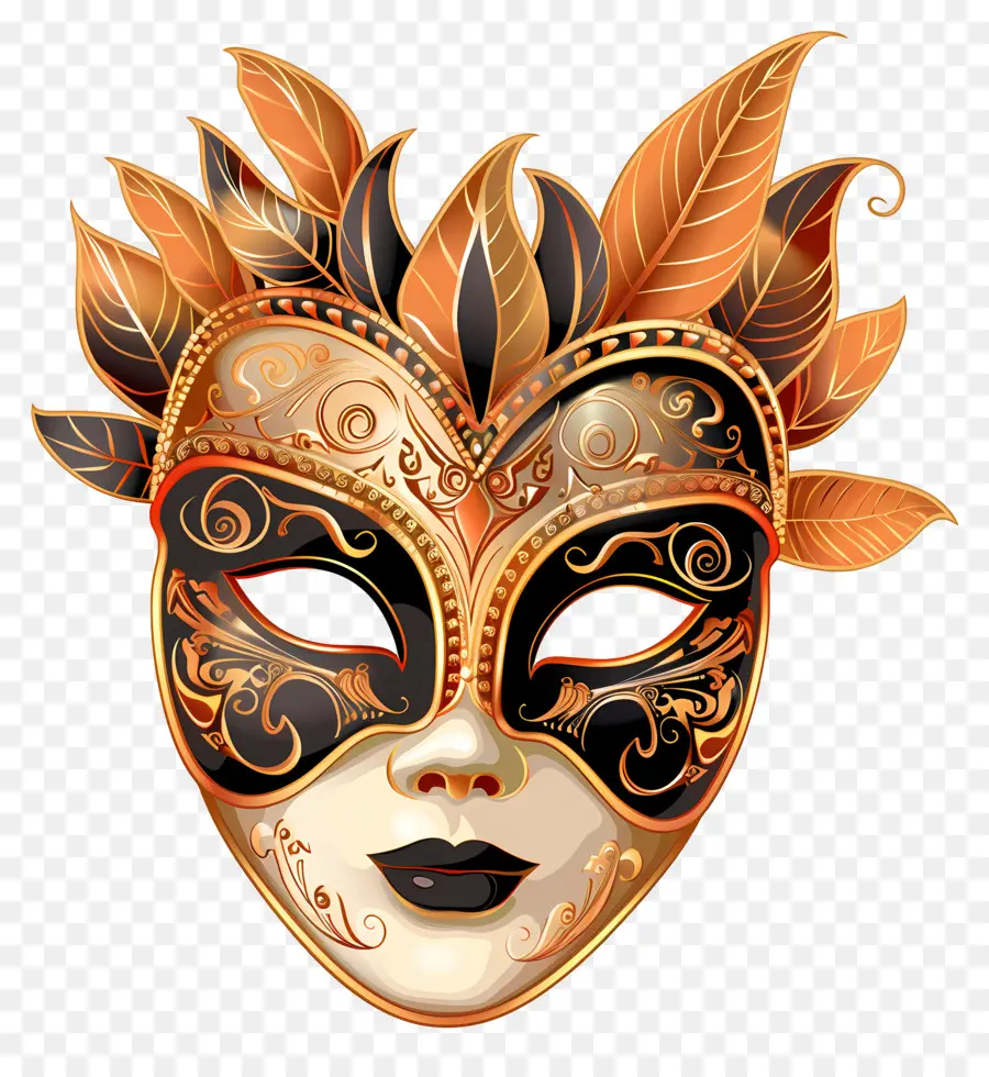 Masque De Venise，Masque Orné PNG