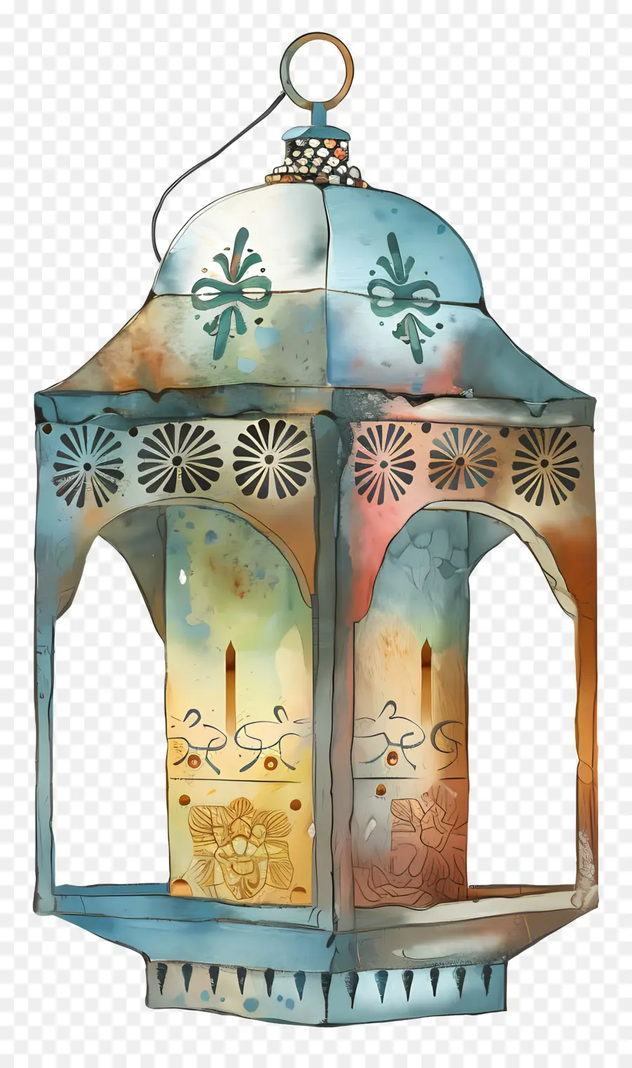 Arabe Lanterne，Lampe Ornée PNG