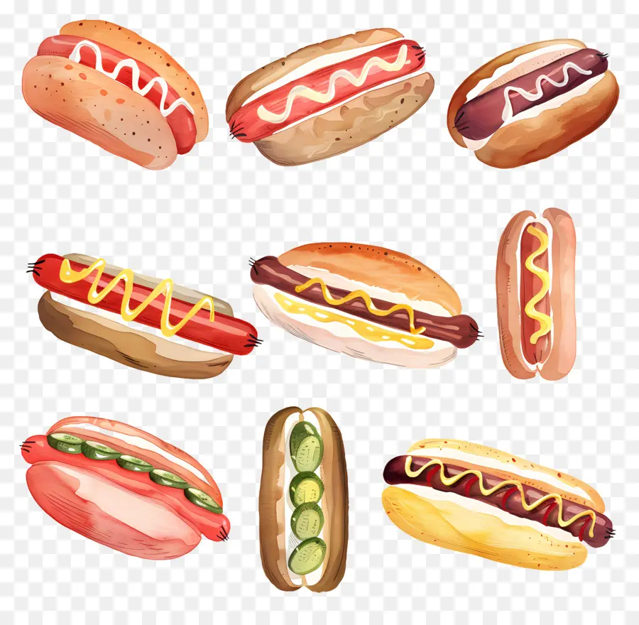 Les Hot Dogs，Ketchup PNG