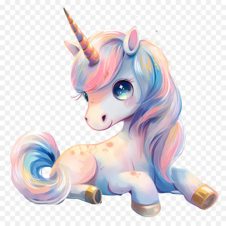 Licorne，Mignon PNG