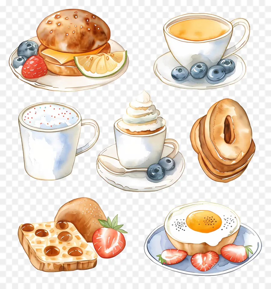 Le Petit Déjeuner，Muffin PNG