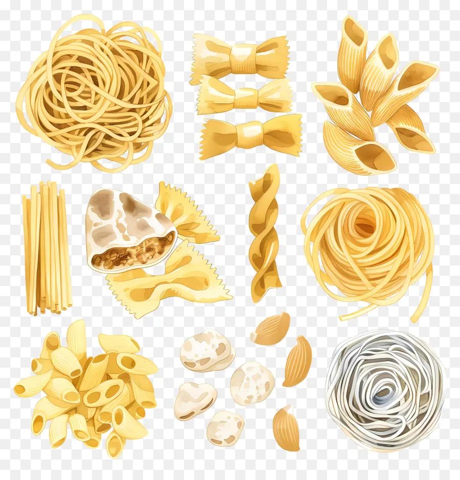 Les Pâtes，La Cuisine Italienne PNG