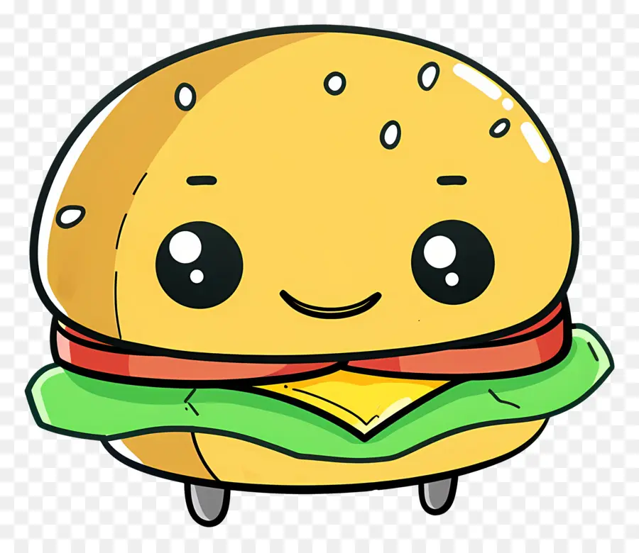 Dessin Animé Hamburger，Dessin Animé Burger PNG