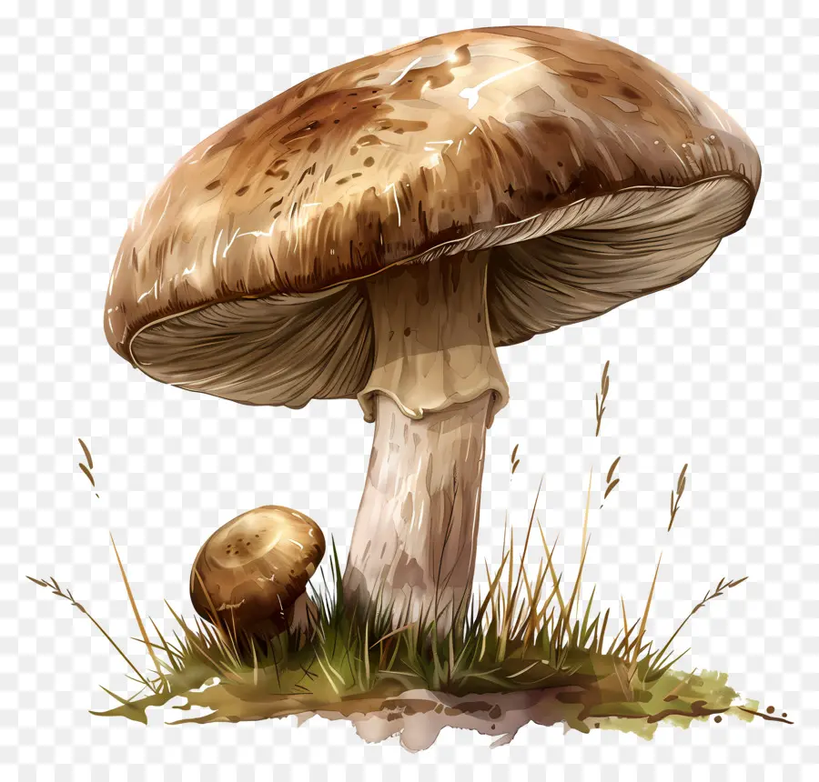 Champignons，L'herbe PNG