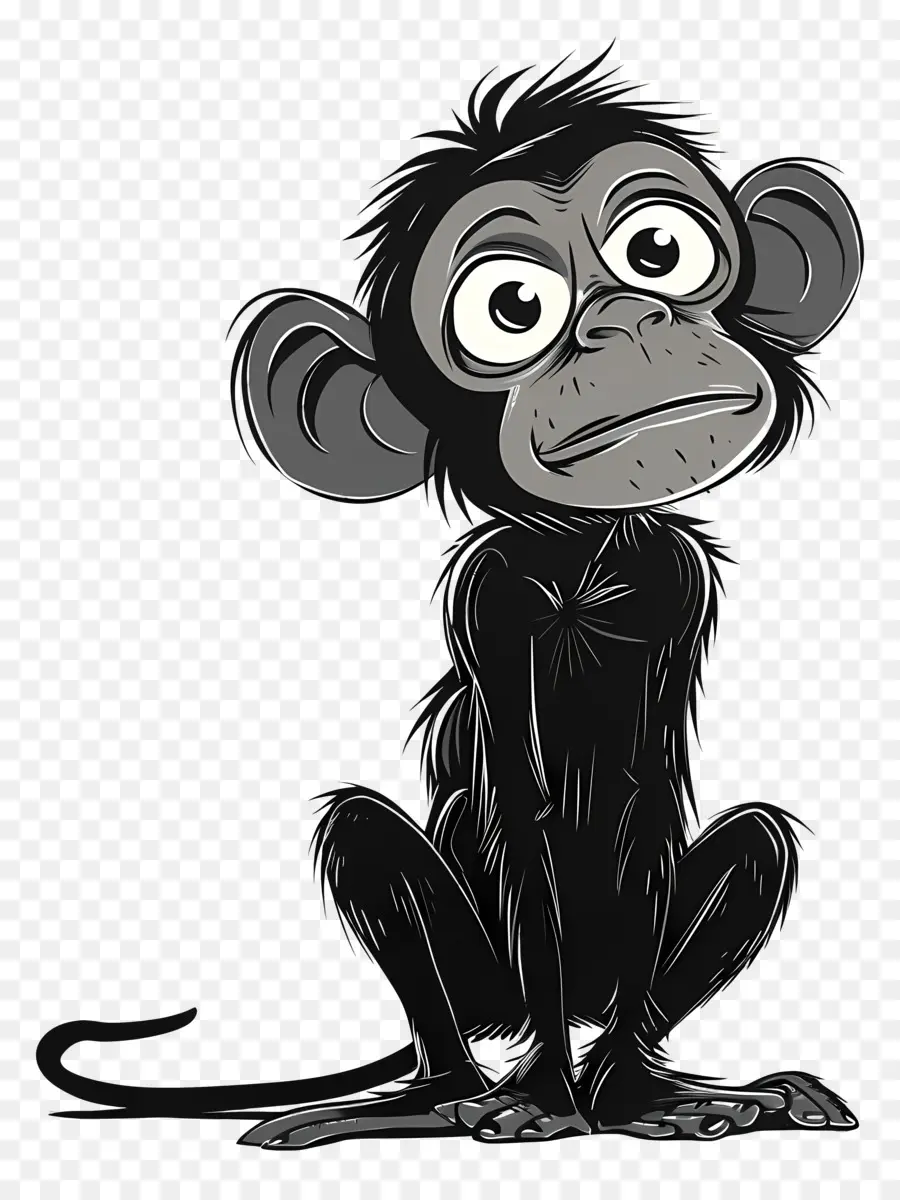 Singe De Dessin Animé，Singe PNG