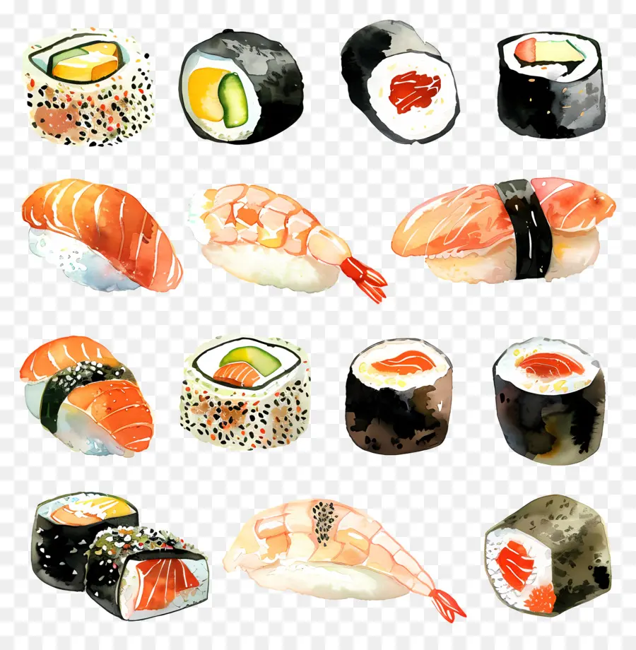 Sushi，Peinture PNG