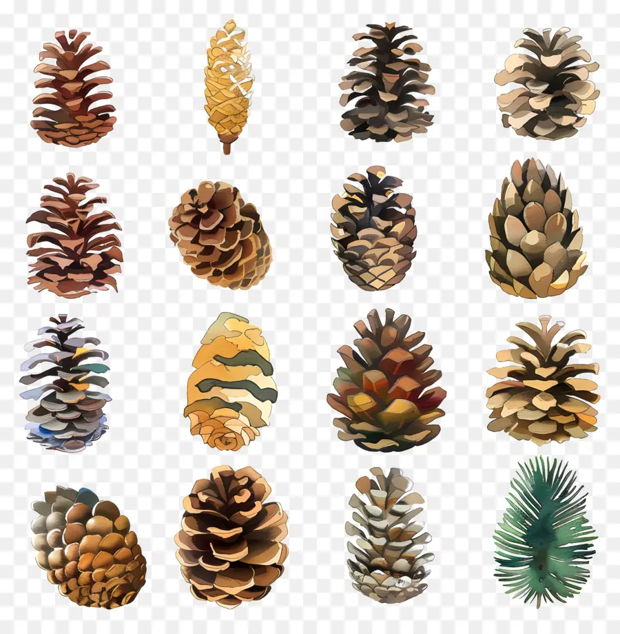 Pomme De Pin，Pinecones PNG