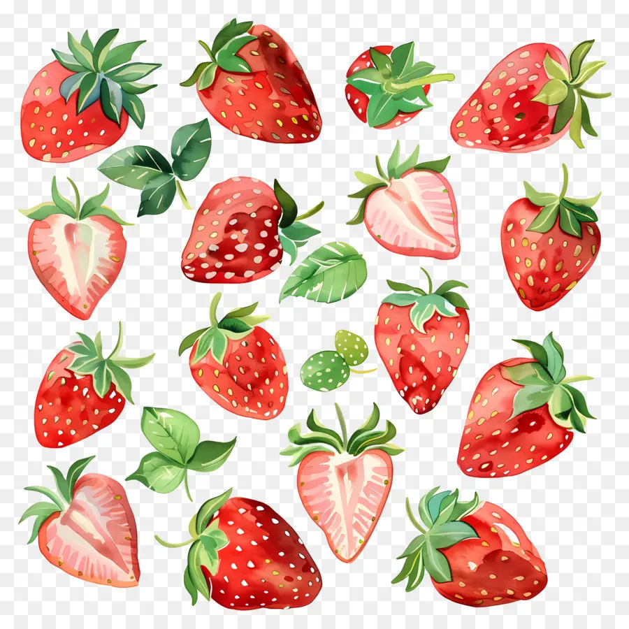 Fraise，Fraises Trop Mûres PNG