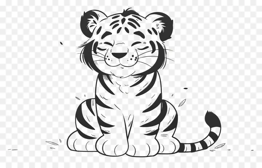 Dessin Animé Tigre，Cub Tiger PNG