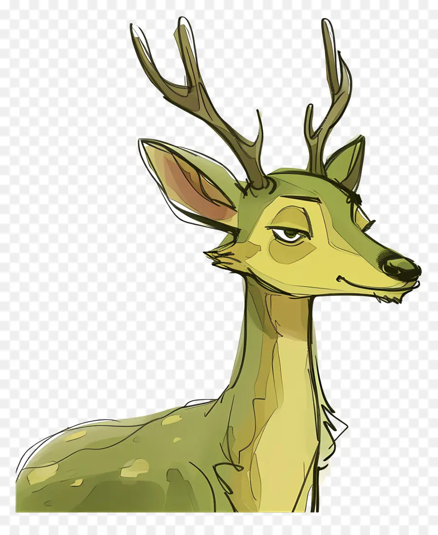 Dessin Animé Cerf，Cerf PNG