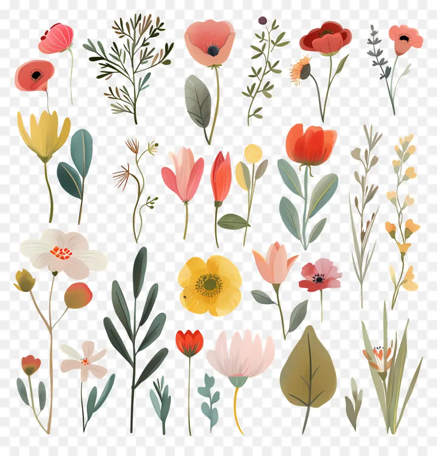 Fleur，Design Floral PNG