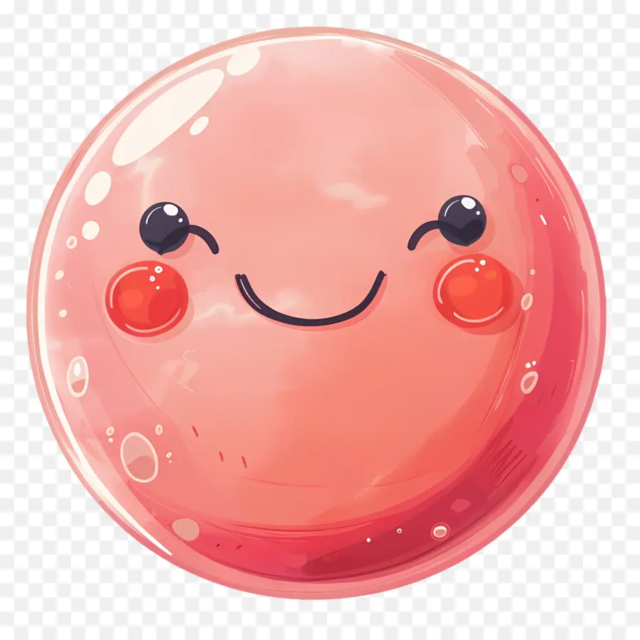 Visage Et Le Sourire，Boule Rose PNG