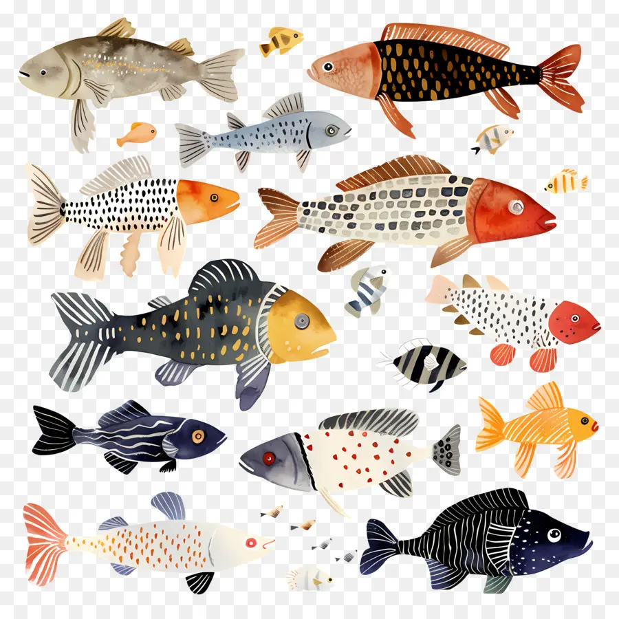 Les Poissons，Collection De Poissons PNG