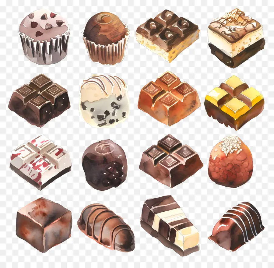 Chocolats，Bonbons PNG