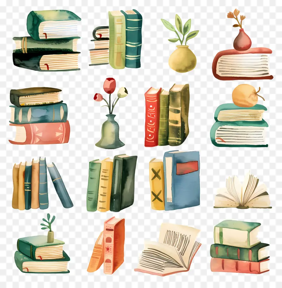 Livres，Vase PNG