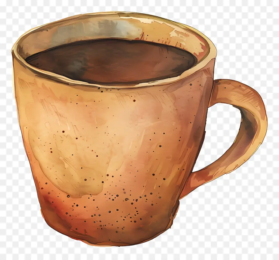 Tasse à Café，Peinture PNG