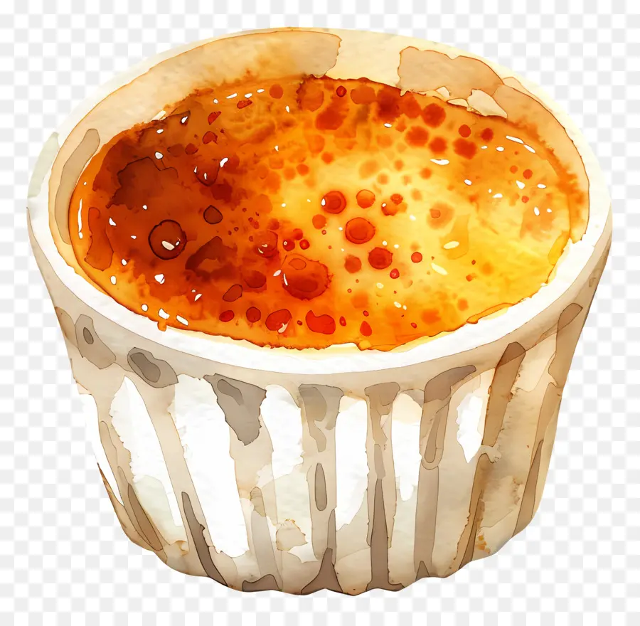 Crème Brûlée，Chocolat Chaud PNG