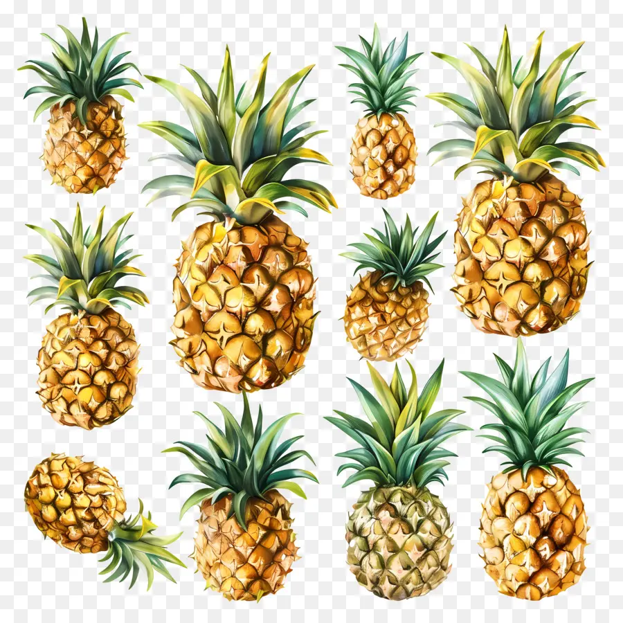 Ananas，Ananas Mûrs PNG