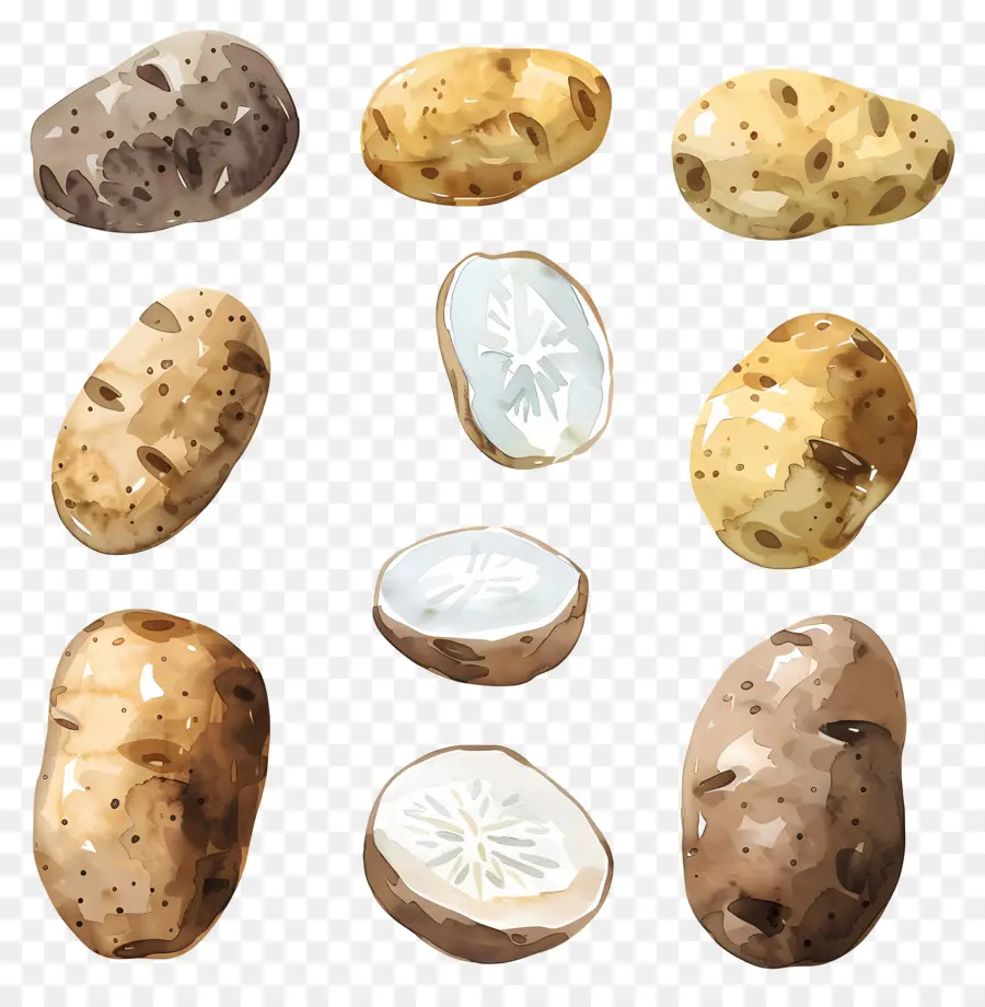 Pommes De Terre，Raw PNG