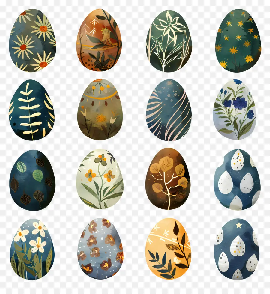 Oeufs De Pâques，œufs Décorés PNG