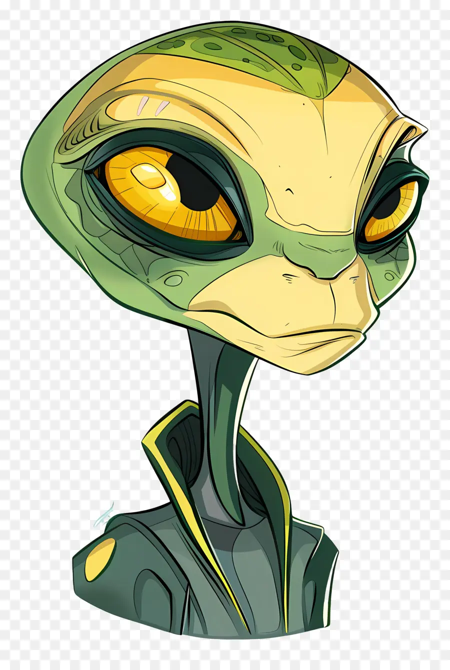 Alien De Dessin Animé，Créature Humanoïde PNG