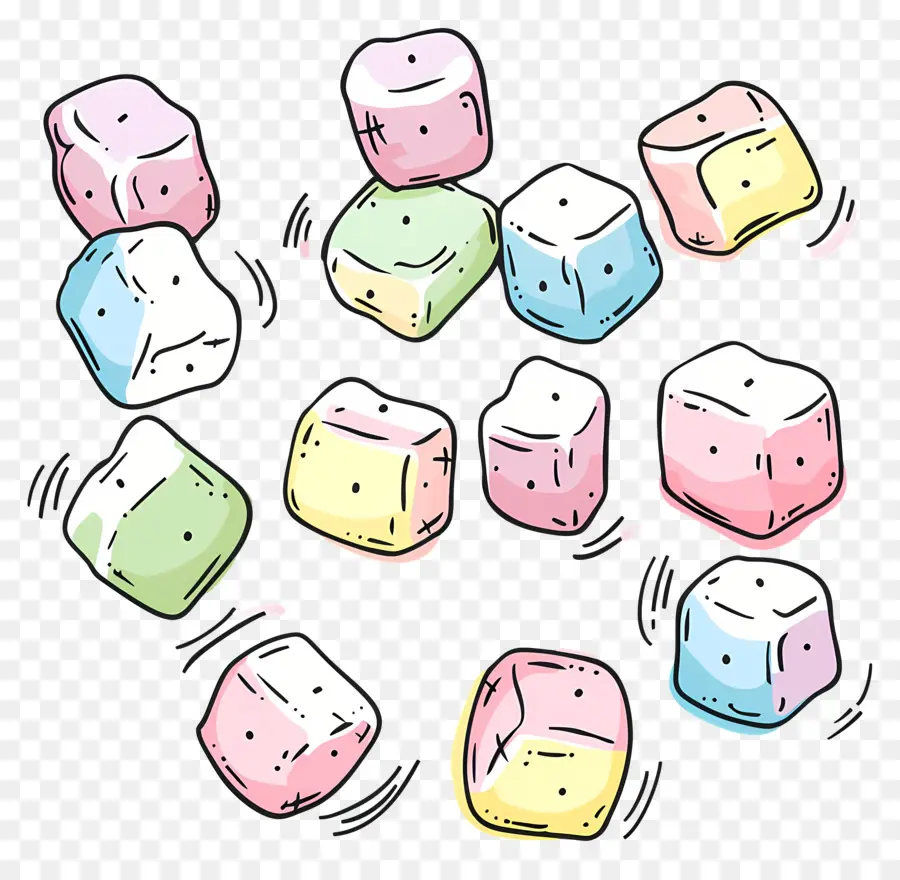 Guimauve Bonbon，Bonbons PNG