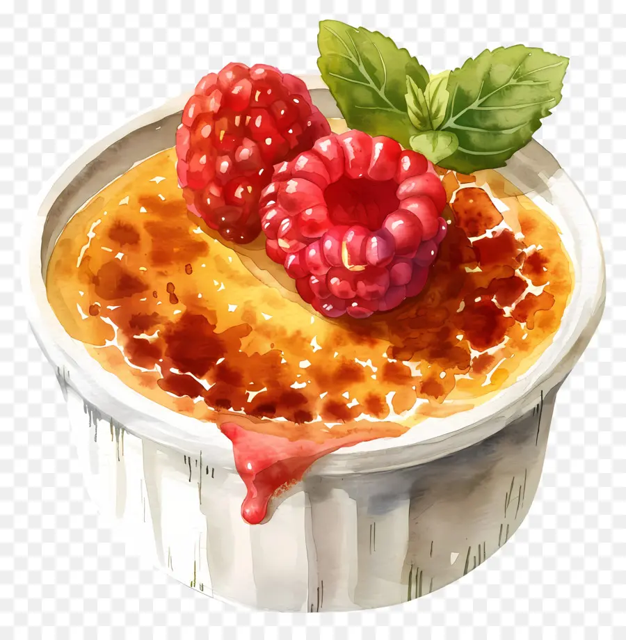 Crème Brûlée，Dessert PNG