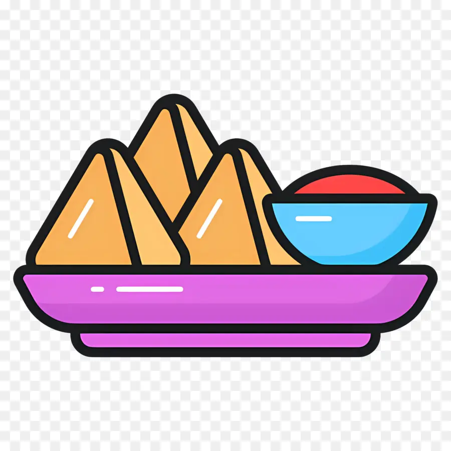 Journée Mondiale De Samosa，Dessert Moderne PNG